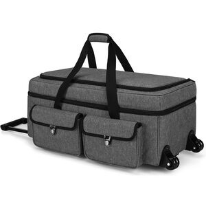 Yarwo Rolling Craft - Bolsa de mano con ruedas compatible con Cricut